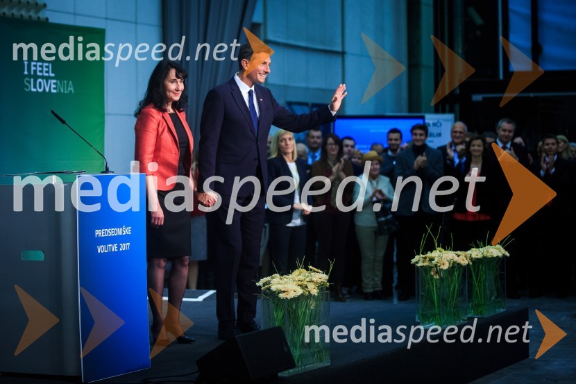  Tanja Pečar, odvetnica;  Borut Pahor, predsednik Republike SlovenijeBorut Pahor ostaja predsednik Republike Slovenije