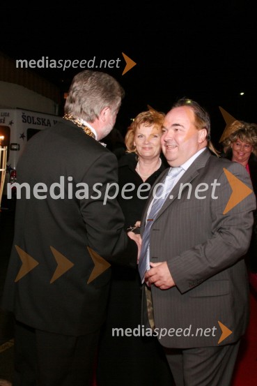 Tone Smolnikar, župan Kamnika, ... in ...Županov dobrodelni ples 2008
