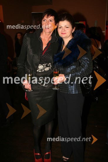 Slavka Pajk, stilistka in Milena Eber, krznarstvo Eber Ljubljana1. vseslovensko srečanje manekenk in manekenov vseh generacij