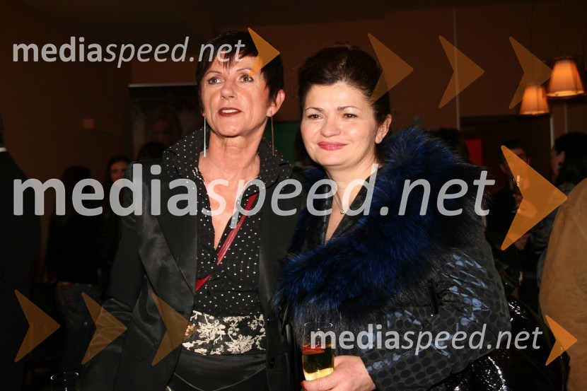 Slavka Pajk, stilistka in Milena Eber, krznarstvo Eber Ljubljana1. vseslovensko srečanje manekenk in manekenov vseh generacij