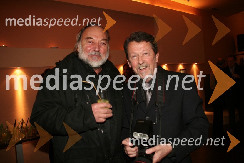 Karpo Godina, režiser in Stane Jerko, fotograf1. vseslovensko srečanje manekenk in manekenov vseh generacij