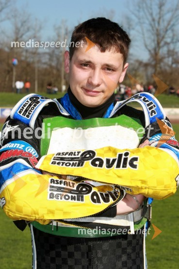 Ivan Vargek (SK Unia Goričan)SPEEDWAY DP posameznikov 2008 1. dirka, Skupina A