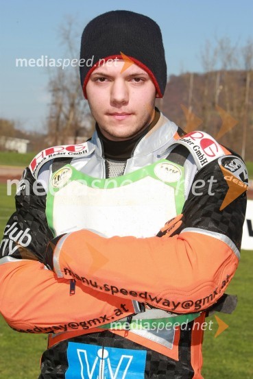 Manuel Novotny (Avstrija)SPEEDWAY DP posameznikov 2008 1. dirka, Skupina A