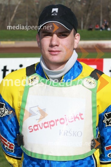 Matic Voldrih (AMTK Ljubljana)SPEEDWAY DP posameznikov 2008 1. dirka, Skupina A