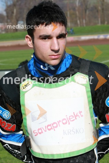 Nikola Pigac (SK Unia Prelog)SPEEDWAY DP posameznikov 2008 1. dirka, Skupina A