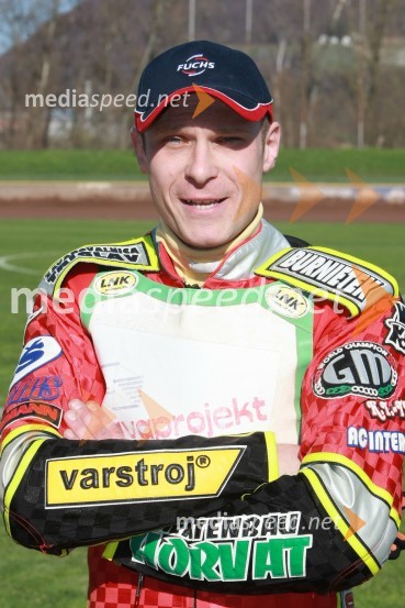 Denis Štojs (ST Lendava)SPEEDWAY DP posameznikov 2008 1. dirka, Skupina A