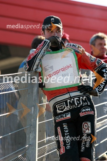 Jernej Kolenko (AMTK Ljubljana)SPEEDWAY DP posameznikov 2008 1. dirka, Skupina A