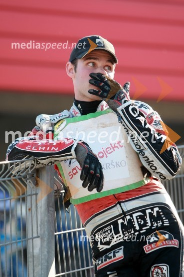 Jernej Kolenko (AMTK Ljubljana)SPEEDWAY DP posameznikov 2008 1. dirka, Skupina A