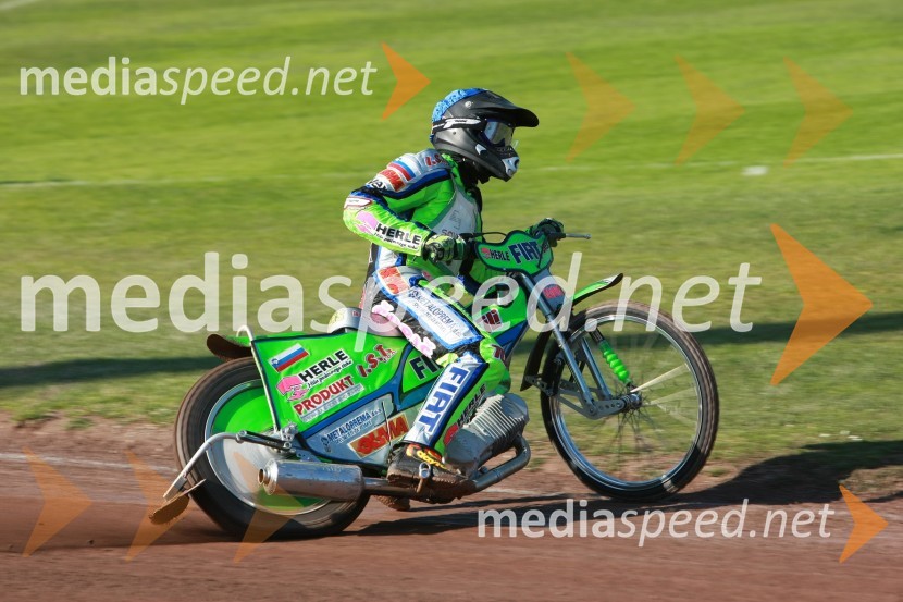 Maks Gregorič (AMTK Ljubljana)SPEEDWAY DP posameznikov 2008 1. dirka, Skupina A