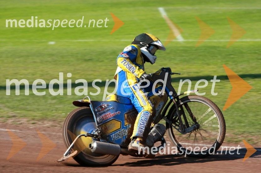 Matic Voldrih (AMTK Ljubljana)SPEEDWAY DP posameznikov 2008 1. dirka, Skupina A