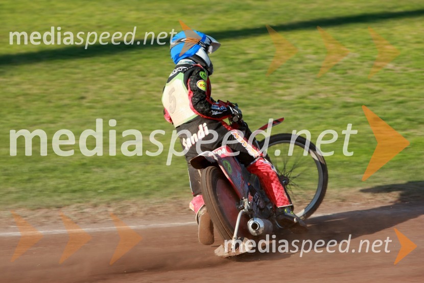 Aleksander Čonda (AMD Krško)SPEEDWAY DP posameznikov 2008 1. dirka, Skupina A