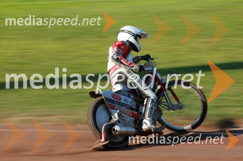 Jernej Kolenko (AMTK Ljubljana)SPEEDWAY DP posameznikov 2008 1. dirka, Skupina A