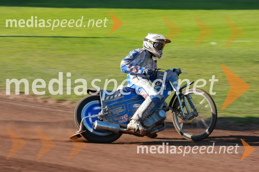 Matej Žagar (AMTK Ljubljana)SPEEDWAY DP posameznikov 2008 1. dirka, Skupina A