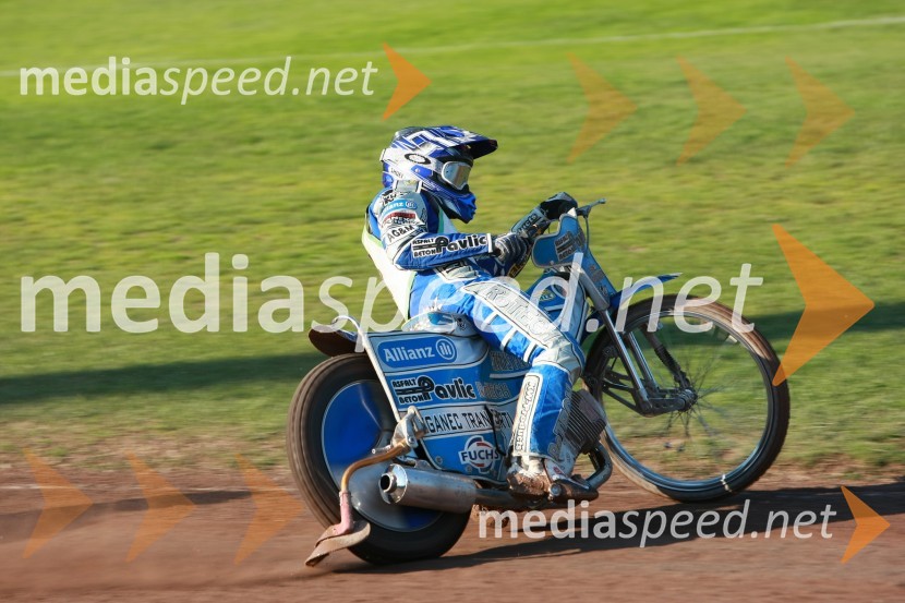 Jurica Pavlic (SK Unia Goričan)SPEEDWAY DP posameznikov 2008 1. dirka, Skupina A