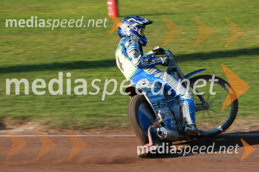 Jurica Pavlic (SK Unia Goričan)SPEEDWAY DP posameznikov 2008 1. dirka, Skupina A