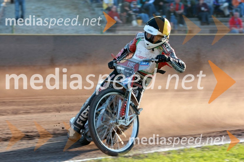 Jernej Kolenko (AMTK Ljubljana)SPEEDWAY DP posameznikov 2008 1. dirka, Skupina A