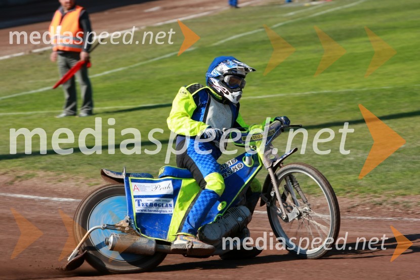 Aljoša Remih (AMD Krško)SPEEDWAY DP posameznikov 2008 1. dirka, Skupina B