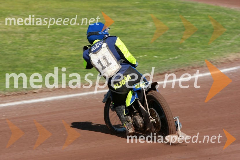 Aljoša Remih (AMD Krško)SPEEDWAY DP posameznikov 2008 1. dirka, Skupina B