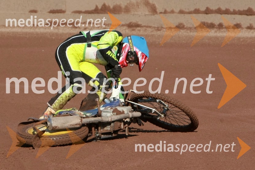 Nikola Martinec (SK Prelog)SPEEDWAY DP posameznikov 2008 1. dirka, Skupina A