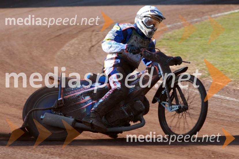 Matija Duh (AMD Krško)SPEEDWAY DP posameznikov 2008 1. dirka, Skupina A