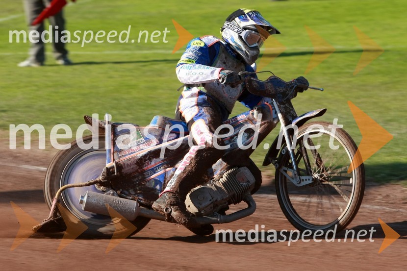 Matija Duh (AMD Krško)SPEEDWAY DP posameznikov 2008 1. dirka, Skupina A