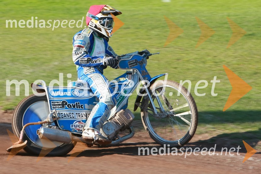 Jurica Pavlic (SK Unia Goričan)SPEEDWAY DP posameznikov 2008 1. dirka, Skupina A