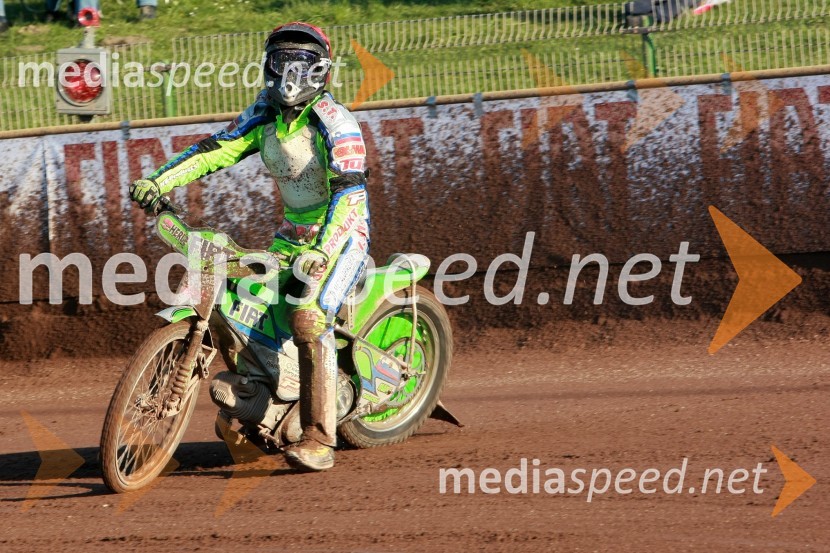 Maks Gregorič (AMTK Ljubljana)SPEEDWAY DP posameznikov 2008 1. dirka, Skupina A