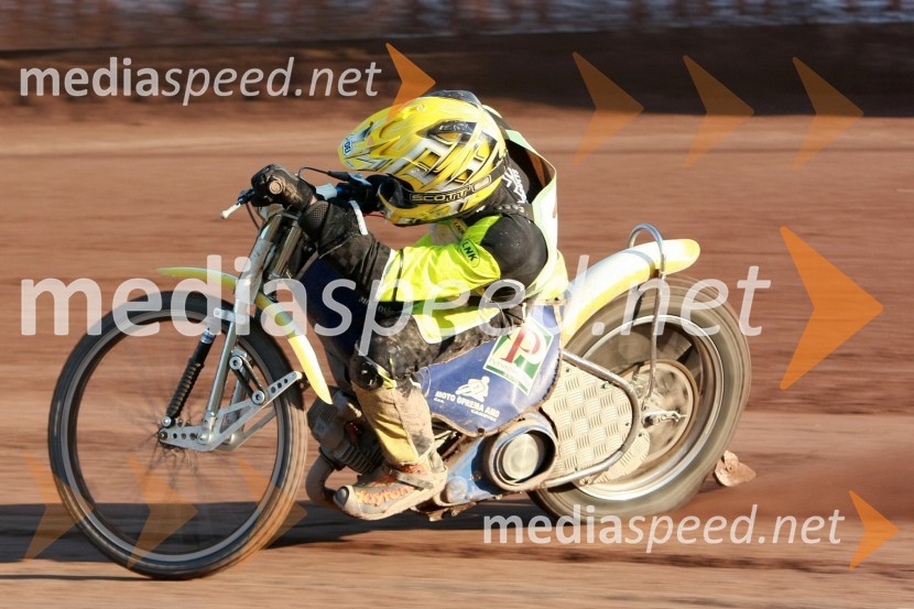 Nikola Martinec (SK Prelog)SPEEDWAY DP posameznikov 2008 1. dirka, Skupina A