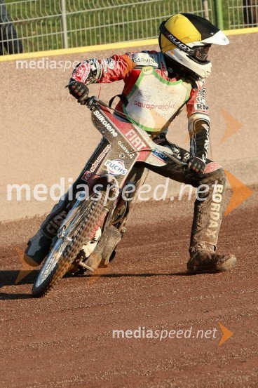 Jernej Kolenko (AMTK Ljubljana)SPEEDWAY DP posameznikov 2008 1. dirka, Skupina A