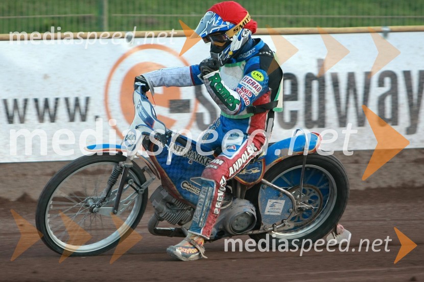 Izak Šantej (AMD Krško)SPEEDWAY DP posameznikov 2008 1. dirka, Skupina A