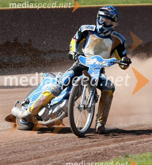 Renato Cvetko (SK Unia Goričan)SPEEDWAY DP posameznikov 2008 1. dirka, Skupina B