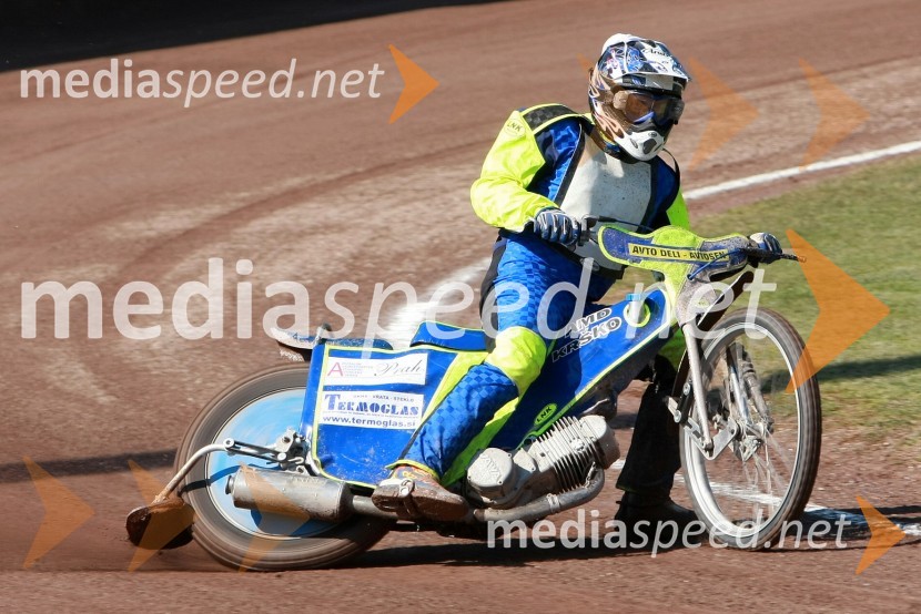 Aljoša Remih (AMD Krško)SPEEDWAY DP posameznikov 2008 1. dirka, Skupina B