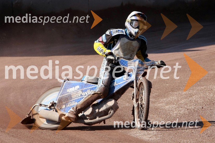 Renato Cvetko (SK Unia Goričan)SPEEDWAY DP posameznikov 2008 1. dirka, Skupina B