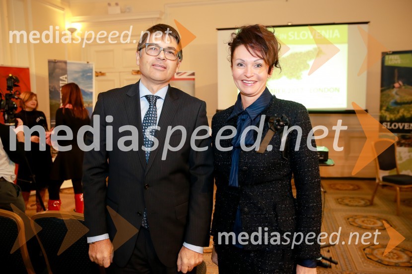  Andrej Božič, Steklarna Hrastnik, d.o.o.;  Lidia Glavina, predsednica uprave SDHInvest in Slovenija, konferenca