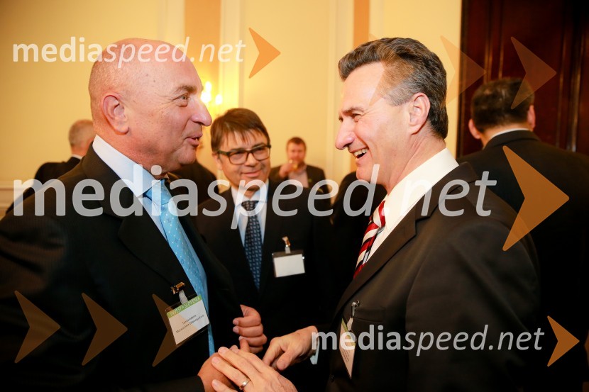  Tomaž Subotič, Moravia Steei Slovenia d.o.o.;  Milan Martin Cvikl, evropski funkcionarInvest in Slovenija, konferenca