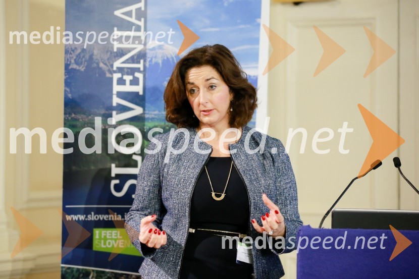  Vedrana Jelušić Kašić, regionalna direktorica za Hrvaško, Slovenijo, Madžarsko in Slovaško pri EBRDInvest in Slovenija, konferenca