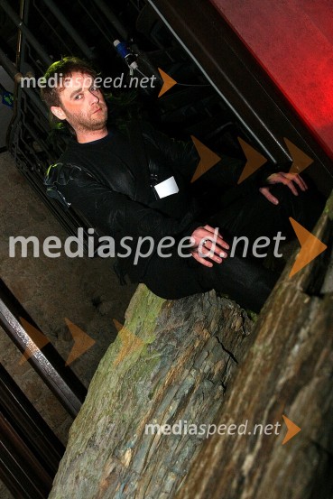 Grega Skočir, pevec skupine Big Foot MamaPremiera predstave Mesto vzdihljajev