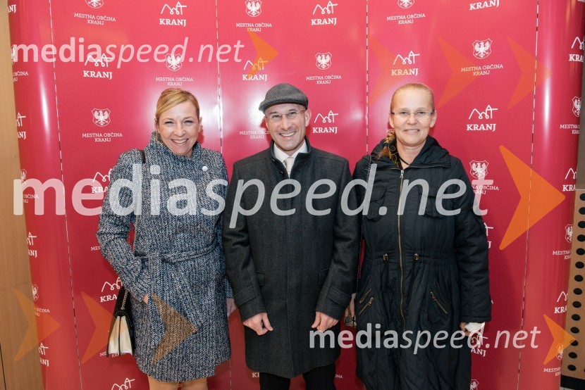  Lili Gantar Žura, direktorica Zdravstvenega doma Kranj;  Tomaž Štefe, direktor Zavoda za turizem in kulturo Kranj;  Nada Bogataj Kržan, MOKS slavnostno akademijo obeležili praznik Mestne občine Kranj in zadnje leto županovanja Boštjana Trilarja