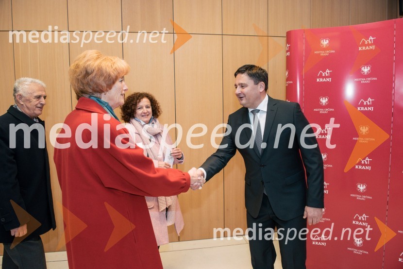  Nada Mihajlovič;  ... ;  Boštjan Trilar, župan mestne občine KranjS slavnostno akademijo obeležili praznik Mestne občine Kranj in zadnje leto županovanja Boštjana Trilarja