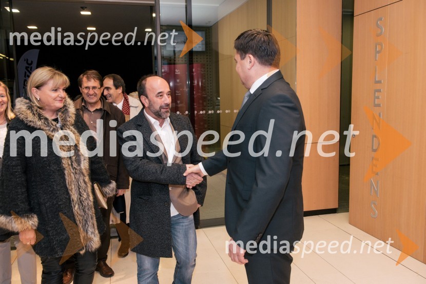  Igor Martinjak;  Boštjan Trilar, župan mestne občine KranjS slavnostno akademijo obeležili praznik Mestne občine Kranj in zadnje leto županovanja Boštjana Trilarja