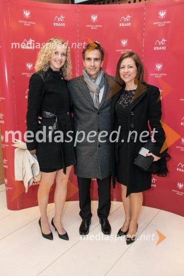  Tina Kuralk;  Gregor Osojnik, Sava Turizem;  Maja Kepic Osojnik, SKBS slavnostno akademijo obeležili praznik Mestne občine Kranj in zadnje leto županovanja Boštjana Trilarja