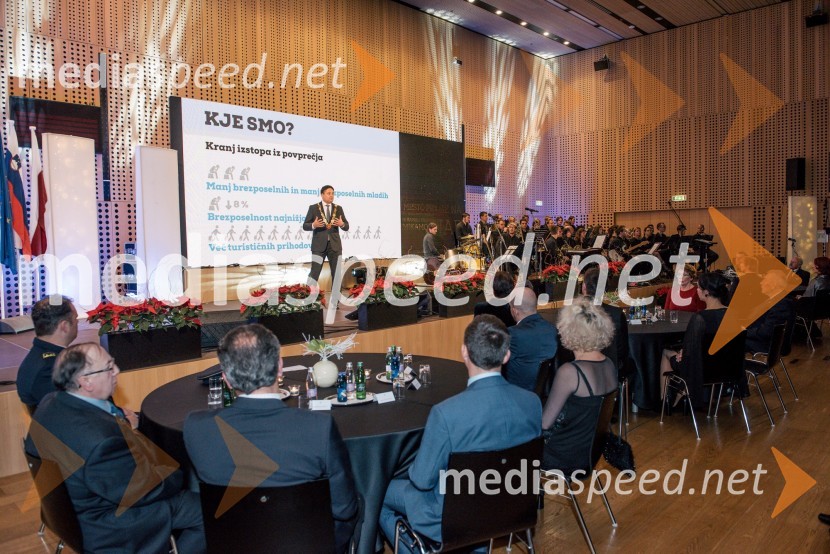  Boštjan Trilar, župan mestne občine KranjS slavnostno akademijo obeležili praznik Mestne občine Kranj in zadnje leto županovanja Boštjana Trilarja