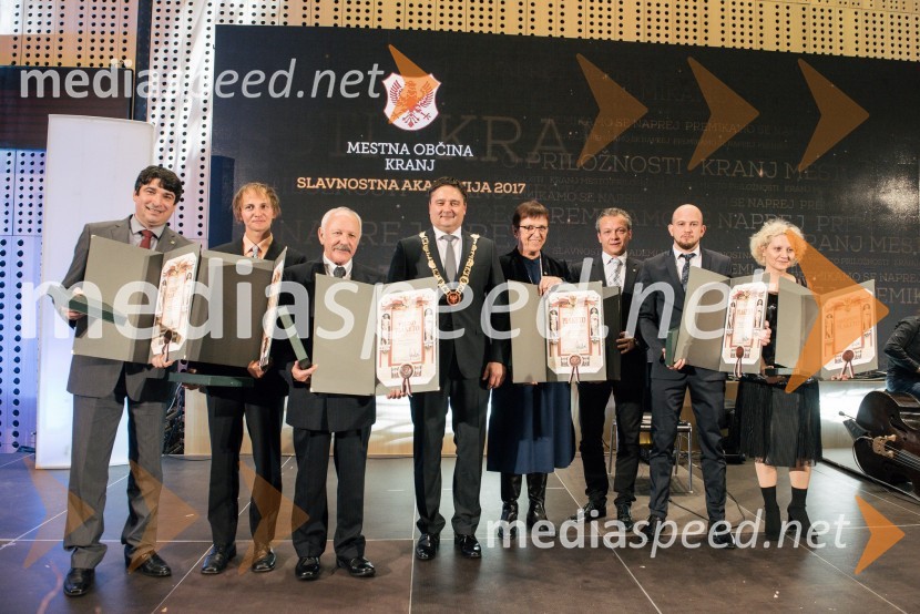  ... ;  ... ;  ... ;  Boštjan Trilar, župan mestne občine Kranj;  ... ;  ... ;  ... ;  ... S slavnostno akademijo obeležili praznik Mestne občine Kranj in zadnje leto županovanja Boštjana Trilarja