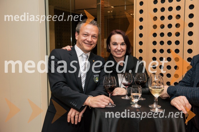  Boris Margeta;  Mateja MargetaS slavnostno akademijo obeležili praznik Mestne občine Kranj in zadnje leto županovanja Boštjana Trilarja