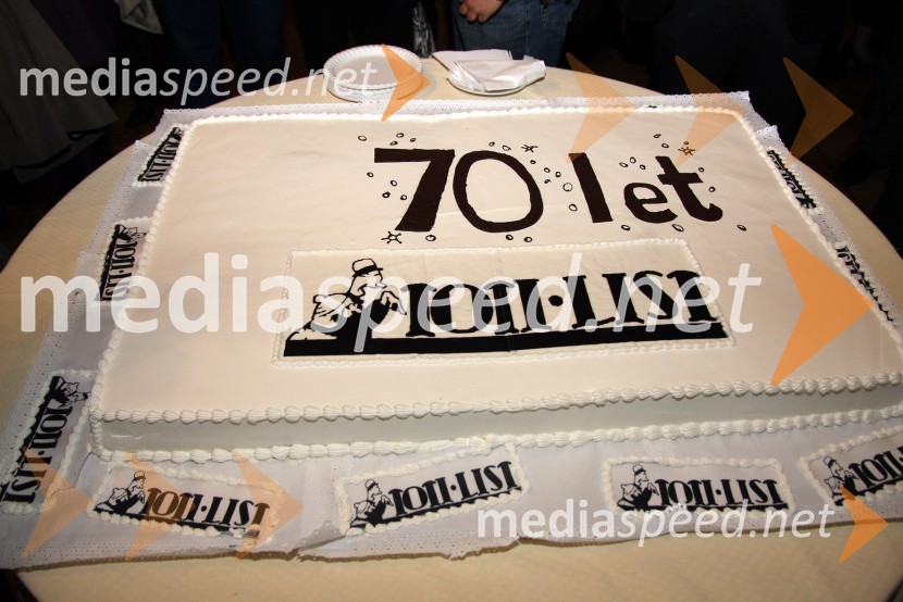 TortaPrireditev ob 70-letnici Večerovega Totega lista