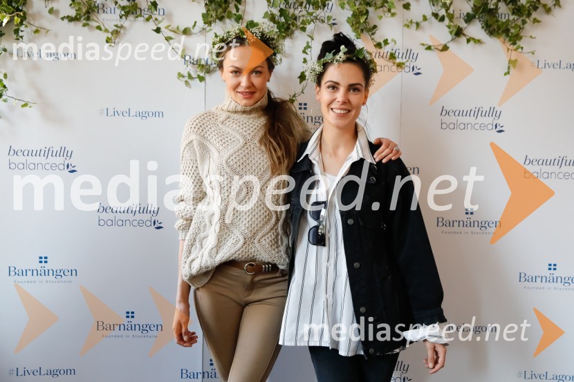  Iryna Osypenko, manekenka;  Ula  Furlan, igralka, voditeljicaPredstavitev nove kozmetične linije Barnängen