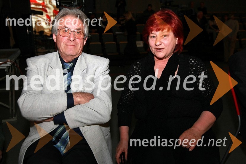 Franc Šegovc, avtor glasbe in aranžmajev narodnozabavne glasbe z ženo HerminoSlovenska polka in valček 2008