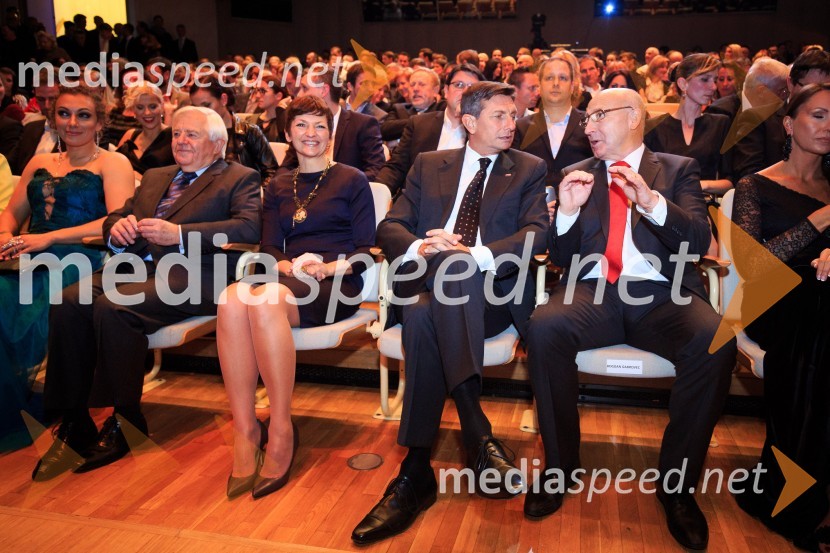  Ilka Štuhec, slovenska alpska smučarka;  Milan Kučan, nekdanji predsednik Republike Slovenije; prof. dr. Maja Makovec Brenčič, ministrica za izobraževanje, znanost in šport;  Borut Pahor, predsednik Republike Slovenije;  Bogdan Gabrovec, predsednik Olimpijskega komiteja Slovenije, predsednik Judo zveze SlovenijeŠportnik leta 2017