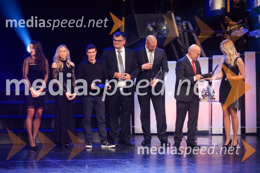  ... ;  Janja Garnbret, slovenska športna plezalka;  ... ;  ... ;  ... ;  Bogdan Gabrovec, predsednik Olimpijskega komiteja Slovenije, predsednik Judo zveze Slovenije;  ... Športnik leta 2017