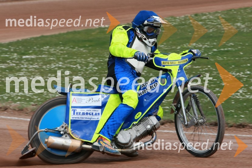 Aljoša Remih (AMD Krško)SPEEDWAY DP posameznikov 2008 2. dirka, Skupina B